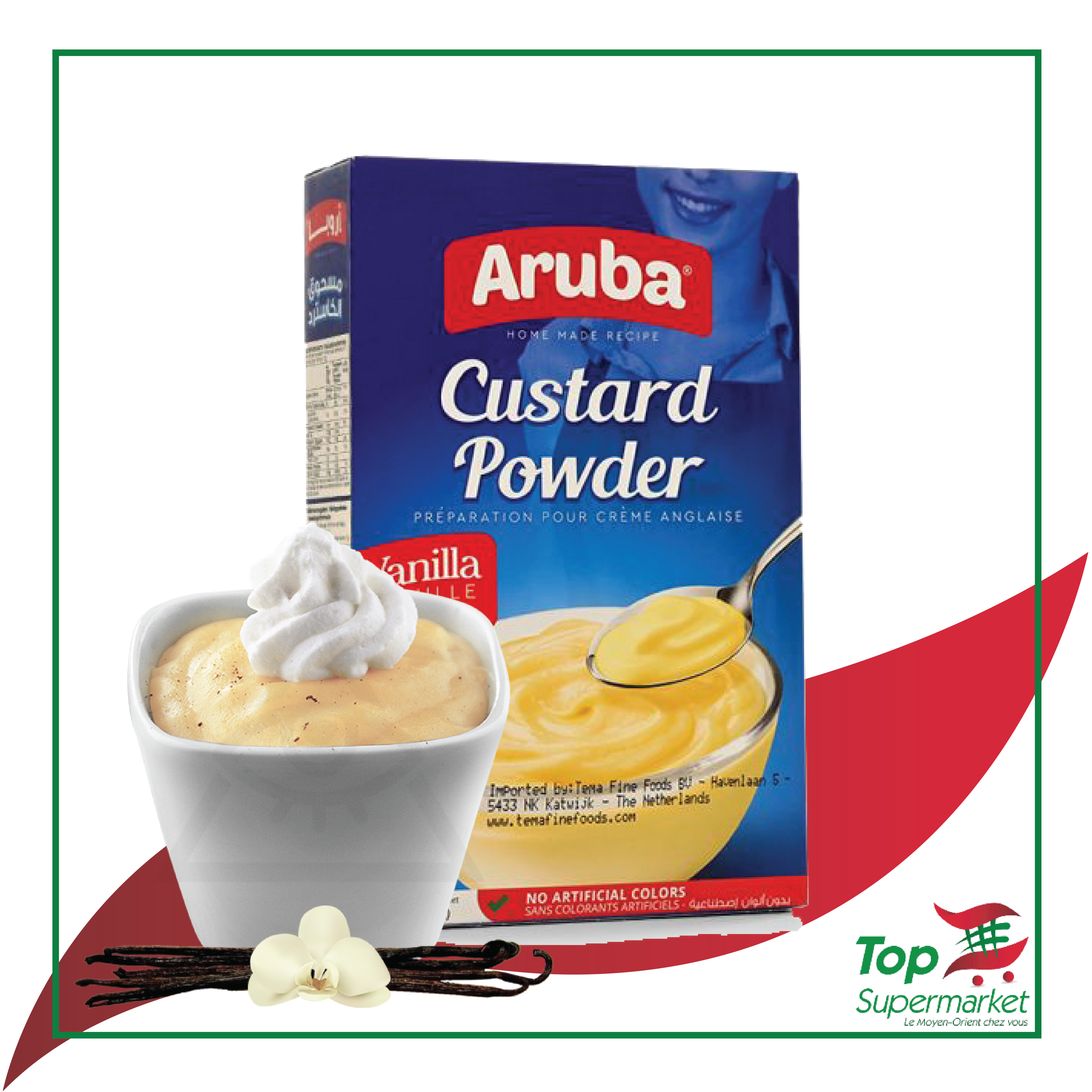 Aruba Custard vanille 200gr